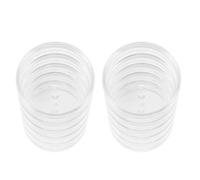HAKIDZEL 2 Sets of Practical Plastic round Jewelry Storage Boxes, One-piece Bead Organiser Containers with Creative Design, for Anniversary and Valentine's Day Gifts