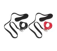 HAKIDZEL 2 Sets Small Pets Harness and Traction Rope for Pets, Made of Pu and Polyester, Safe and Convenient for Outdoor Use, Beautiful and Generous Style Suitable for Hamsters and Guinea