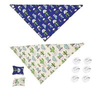 HAKIDZEL 2 Sets Triangular Canvas Reptile Sleeping Nest with Powerful Suckers, Washable and Easy to Clean Hammocks for Lizards, Snakes and Small Reptiles