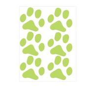 HAKIDZEL 2 Sheets Light Green Animal Claw Wall Decals Luminous Self-Adhesive Removable PVC Stickers for Home Wall Decor Nursery Bedroom Decoration