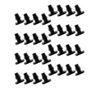 HAKIDZEL 200pcs Black Plastic Drip Irrigation End Plugs with Single Head Barbed Connector for Stable Installation and Universal Compatibility, for Sprinkler Systems and Sustainable