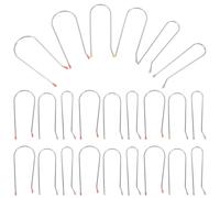 HAKIDZEL 24pcs Hot Curler Securing Clips for Hair Rollers, Easy to Use Replacement Roller Clips Made of 304 Stainless Steel and Resin, Versatile Styling Options for Salon and Home Use