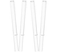 HAKIDZEL 2pairs Acrylic Music Stand Page Holders Clear Transparent Music Sheet Clips Practical Page Holders and Students
