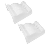 HAKIDZEL 2pcs Architectural Cement Column Mold for Concrete Casting White Xps Roman Corbel Mold with Robust Construction and Multiple Functions for Gardens and Balcony Corbel Structures