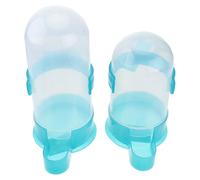 HAKIDZEL 2pcs Automatic Bird Water Feeder for Cage Use, Easy to Use Plastic Water Fountain, Labour Saving Design Suitable for Birds and Parrots Random Color