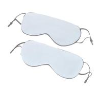 HAKIDZEL 2pcs Double-Sided Ice Silk Sleep Mask Eye Mask for Dry Eyes Cooling Patches Elastic Band Women Men