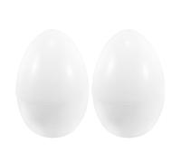 HAKIDZEL 2pcs Egg Toy: Large Fillable Easter Egg - Plastic Giant Basket Stuffer Shell For Diy Raffle Toy Surprises Candy Box Easter Party Decoration