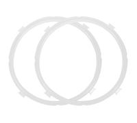 HAKIDZEL 2pcs Electric Pressure Cooker Seal Rings High Elasticity Silicone Gaskets Replacement Accessories for Cookers with High Temperature Resistance and Easy Cleaning