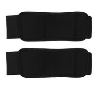 HAKIDZEL 2pcs Fly Boots for Horse in Black Oxford Cloth, Protecting Hooves and Legs Easy to Clean Material, Horse Leg Protective Wraps for Riding and Stable Use