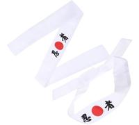 HAKIDZEL 2pcs Japanese Style Ninja Headbands Cotton Breathable Long Length Comfortable Hairbands for Cooking and Outdoor Activities
