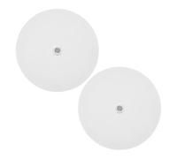 HAKIDZEL 2pcs Plant Pruning Base Plant Container Stand Rotating Turntable Wheel for Flower Arrangement Activities Plastic White Sturdy Base and Flowers