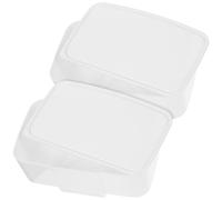 HAKIDZEL 2pcs Portable Wipes Dispenser Box Lightweight Pp Material Wipe Holder for Home Office and Travel Suitable for Stroller and Diaper Bag Storage