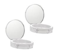 HAKIDZEL 2pcs Pressed Powder Cases Compact Container Makeup Powder Boxes Assorted Pressed Collection Travel Case Holder