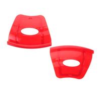 HAKIDZEL 2pcs Rim Protector Wheel Rim Protective Cover, Red Resin, Universal Fit for Tire and Motorcycle Tire, Cycling Repair and Bicycle Maintenance