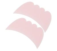 HAKIDZEL 2pcs Silicone Eyelash Mascara Shield Eyeliner Helper Tool Makeup Template for Eyes Eyeshadow Travel Beauty Accessories