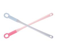 HAKIDZEL 2pcs Silicone Foot Washer Brush with Long Handle for Effective Toe Gap Cleaning and Gentle Care on Sensitive Skin Foot Cleaning Brush for Shower