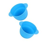 HAKIDZEL 2Pcs Silicone Wax Warmer Replacement Dish Pot for Hair Removal Compatible with Various Waxes Easy to Clean for Beauty Treatments