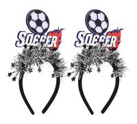 HAKIDZEL 2pcs Soccer Headbands and Adults, Comfortable Non-woven Fabrics Football Headwear, Amplifies Excitement at Football Carnival and Public Events