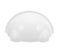HAKIDZEL 2pcs Squat Toilet Urine Shield Splash Guard with Versatile Installation and Easy Maintenance, White Pp Material, Suitable for Offices and Malls, Modern Sl esign for Effective
