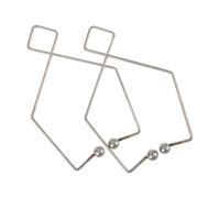 HAKIDZEL 2pcs Stainless Steel Acupuncture Point Clip for Ear and Leg Ergonomic Arcshaped Design, Easy Everyday Use and Simple Onehanded Operation, for Home and Travel Acupressure Therapy