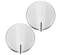 HAKIDZEL 2Pcs Washing Machine Timer Control Knobs Durable Rotary Washer Knobs for Easy Operation Compatible with Various Washers Dryers Lightweight Settings