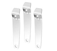 HAKIDZEL 3 Pcs Stainless Steel Vial Bottle Opener Tool Lightweight and Efficient for Small Bottles for Travel and Outdoor Activities