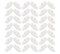 HAKIDZEL 30 Pairs of Silicone Nose Pads for Glasses Replaceable and Professional Eyeglass Pads Designed to Reduce Burden on Nose Non-slip Soft Gel Suitable for Daily Use