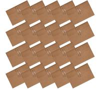 HAKIDZEL 30 Pcs Kraft Paper Stationery Envelopes Perfect for Organizing and Packing, Smooth Anti-Deformation Roll Design, Multi-functional Anti-Drop Function, Convenient Office Supplies for Organizing