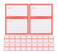 HAKIDZEL 300pcs Return Mailing Labels for Envelopes and Bubble Mailers, Self Adhesive Paper Address Labels with Ruled Lines for Handwriting, Secure Hold Shipping and Postal Stickers