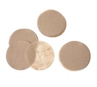 HAKIDZEL 300pcs Round Coffee Filter Papers Disposable Paper Filters for Coffee Maker, Beige Colour, Remove Bitter Grounds and Sediments, for Home and Office Use