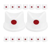 HAKIDZEL 30pcs Spray Paint Caps and Nozzles for Paint Cans with Waterproof Efficiency and Versatile Use, Made of Sturdy Pe Material, Suitable for Automotive Repairs and Home Renovations