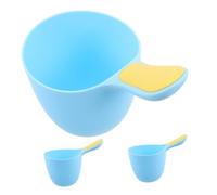 HAKIDZEL 3pcs Baby Shampoo Rinse Cup with Ergonomic Nonslip Handle for Toddlers and Babies, Pp Material Water Scoop for Bathing and Hair Washing, Secure Grip for Cleaning Tasks