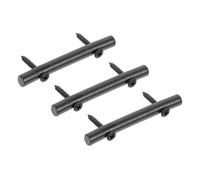 HAKIDZEL 3pcs Black 48mm Zinc Alloy Electric Guitar String Stable Bar Pressure Chord Rod Guitar Accessory Instrument Hardware Parts