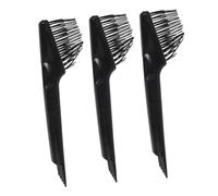 HAKIDZEL 3pcs Hair Brush Cleaner for Rolling Comb Vented Hair Brush Fine Teeth Comb Cleaner Portable for Home Salon Use