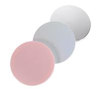 HAKIDZEL 3pcs Portable Empty Loose Powder Box Set, Ultra-thin 5g Refillable Powder Container for Beauty, Female Makeup Holder with Elastic Mesh, Compact Travel Cosmetic Case for Women