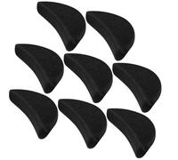 HAKIDZEL 4 Pairs Black Sponge Shoe Toe Filler Inserts for Shoes Too Big Comfortable and Practical for Men and Women