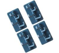 HAKIDZEL 4 Pcs Abs Self Adhesive Wall Hooks with Four Claw Design and 180 Degree Rotation, Wall Mounted Organizers for Hanging Belts and Ties in Home or Office