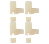 HAKIDZEL 4 Sets Plastic Cradle Wheel Connector for Cradle Rocking Locking Switch Fitting with Smooth Mobility and Reliable Support for Rocker Repair