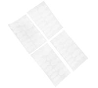 HAKIDZEL 4 Sheets Silicone Nail Forms Stickers for Nail Art Create French Manicure with Flexible Fit for DIY and Daily Use by Beginners and Women