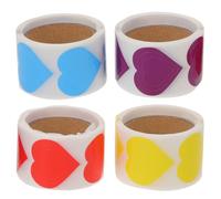 HAKIDZEL 400PCS Heart Shaped Tanning Stickers - Perforated Self-Adhesive Sunbathing Decals for Body Tanning Bed Beach and Outdoor Use