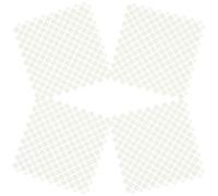 HAKIDZEL 4pcs Anti-slip Plastic Pet Cage Floor Mats Fine Workmanship, White Bathroom Floor Cushions for DIY and Hand Washing, Sturdy Non-slip Pet Ground Pads
