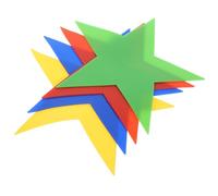 HAKIDZEL 4pcs Assorted Colour Pvc Spot Markers Carpet Floor Markers Non-slip Feature for Practicing Soccer and Gym Class, Creative Design to Increase Flexibility and Sturdy