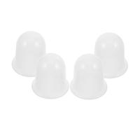 HAKIDZEL 4pcs Cupping Massage Device Supple Silicone Cups Portable Vacuum Cupping Safe Body and Facial Treatment