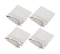 HAKIDZEL 4Pcs Drawstring Hair Dryer Storage Bags Durable Cloth Holders for Travel Home Capacity Reusable Design for Organizing Hair Tools and Accessories
