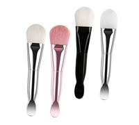 HAKIDZEL 4Pcs Facial Mask Applicator Brush Ergonomic Design for Easy Application for Lotions Reusable and Easy to Clean for Hard to Reach
