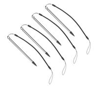 HAKIDZEL 4pcs Portable Spring Rope Stylus Pens with Fine Tip and Ergonomic Comfort for Resistive Touchscreen Devices, for Notetaking and Digital Writing on Tablets