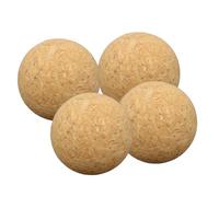 HAKIDZEL 4pcs Reusable Beige Wooden Bottle Cork Stoppers with Spherical Shape for Wine Bottles and Glass Jars, Effective Sealing Covers for Kitchen and Bar Use