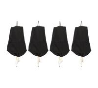 HAKIDZEL 4pcs Swarming Cage for Beekeepers, Foldable Black Cloth Net Cage 40x34x18cm, Securely Capture and Seal Swarms, for Apiary and Forest Beekeeping