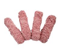 HAKIDZEL 4pcs Wool Chenille Thread Material for Scarf and Hat Knitting, Easy to Carry Against Cold Wind, for DIY Projects the Train or Other Places