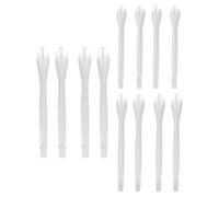HAKIDZEL 4sets Crystal Epoxy Dispensing Spoons DIY Tool Kit with Reusable Stirring Bars for Handmade Crafts Anti-Rust Serving Utensils for Making